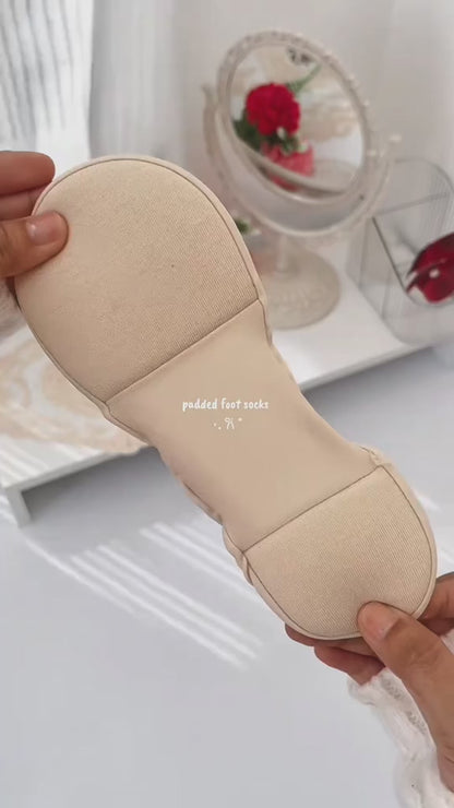 Ortopedik Yastıklı Destek Çorabı %100 Pamuk & Naturel Çorap